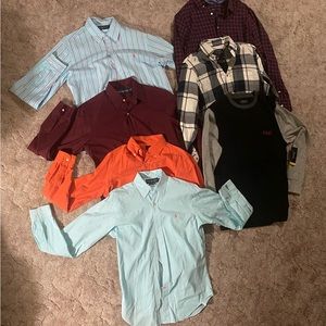 Mens Polo Ralph Lauren Button Downs Size Medium Bundle